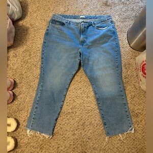Good American Blue Ankle Jeans